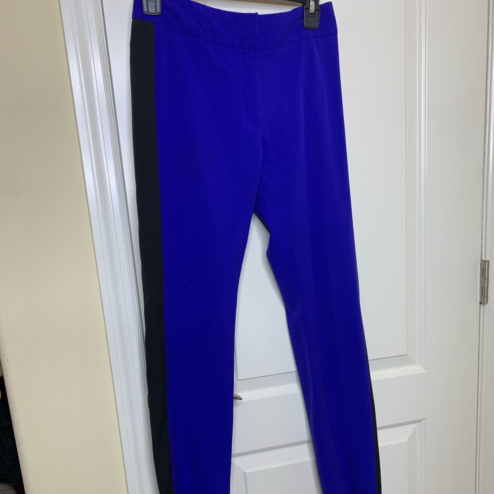 Nipsey blue and black ankle pants